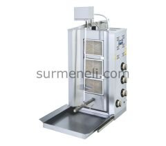 Görkem - 3 Radyanlı Üstten Motorlu Döner Ocağı Gazlı Ce