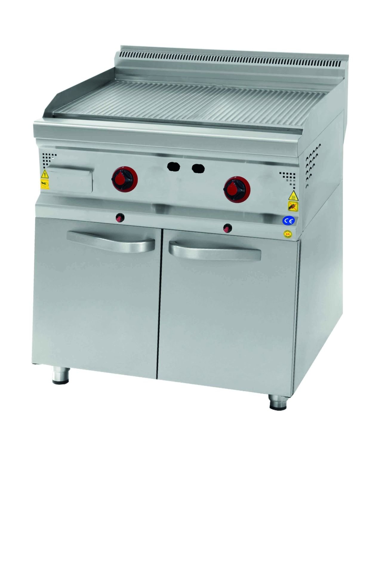 CSA İNOX - IZGARA TAM KANALLI DOLAPLI GAZLI 800*900*850 17,339 kW 20 mbar