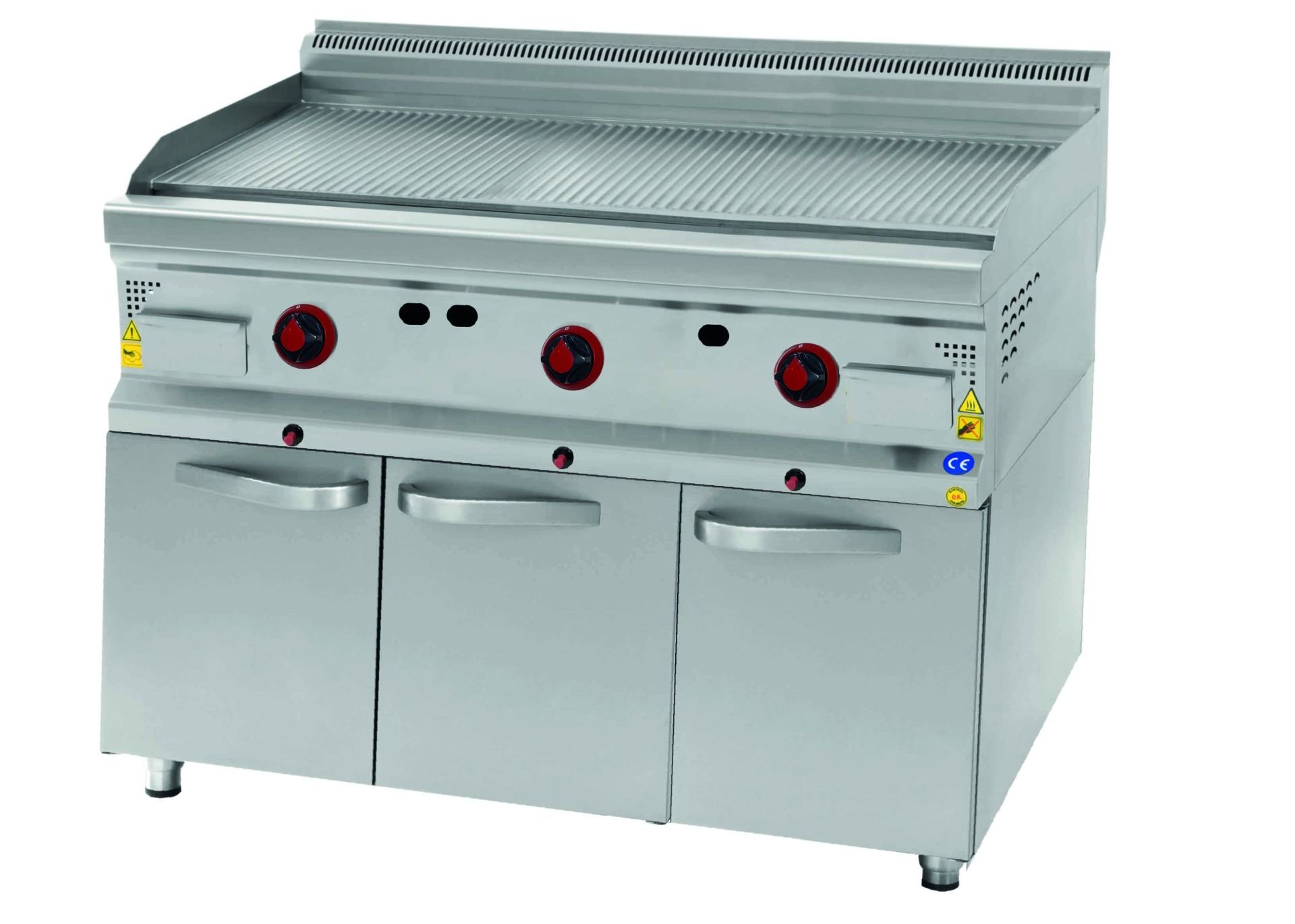 CSA İNOX - IZGARA TAM KANALLI DOLAPLI GAZLI 1200*900*850 26,009 kW 20 mbar