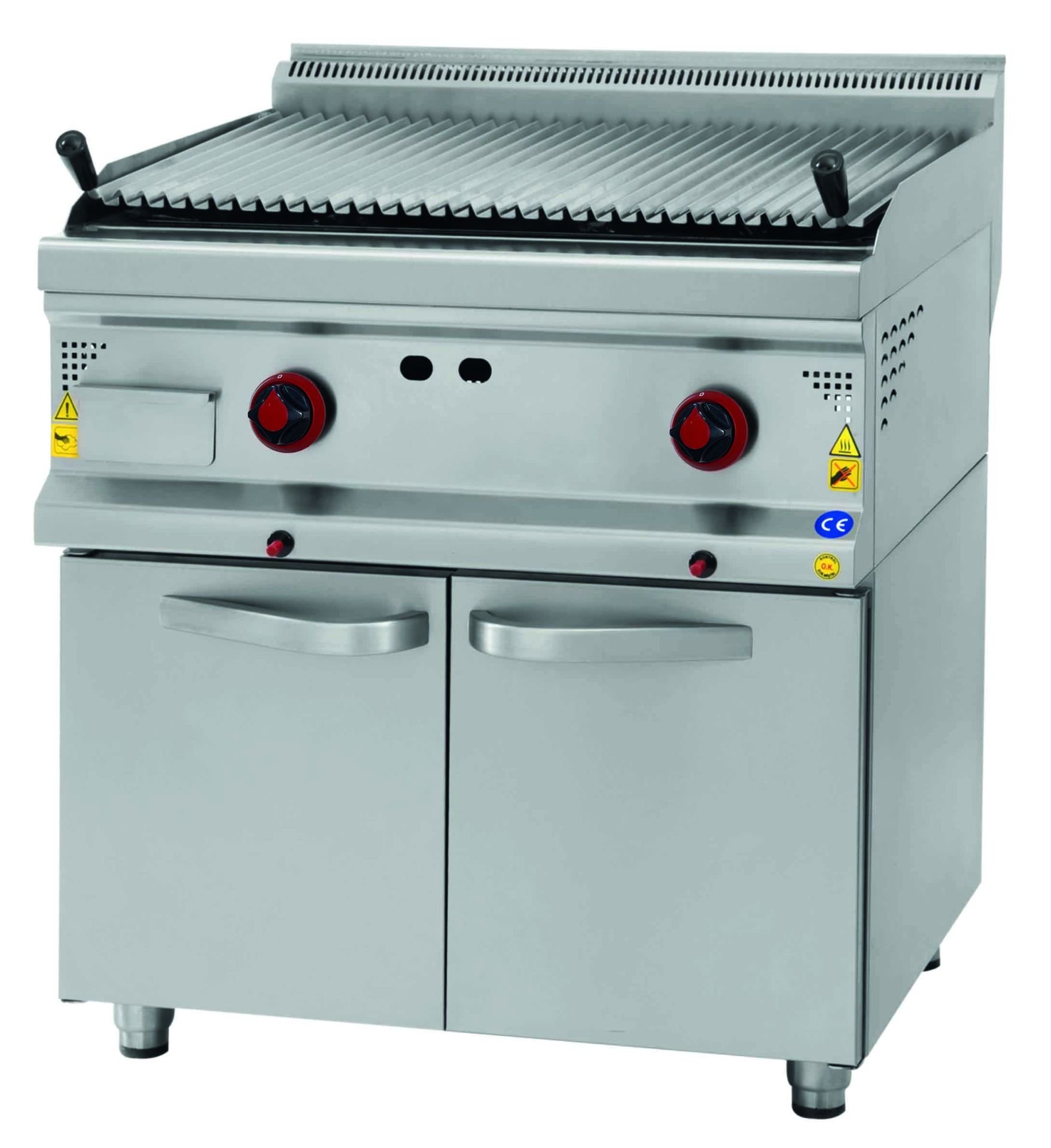 CSA İNOX - IZGARA LAVATAS BALIK SIRTI DOLAPLI GAZLI 800*900*850 17,339 kW 20 mbar