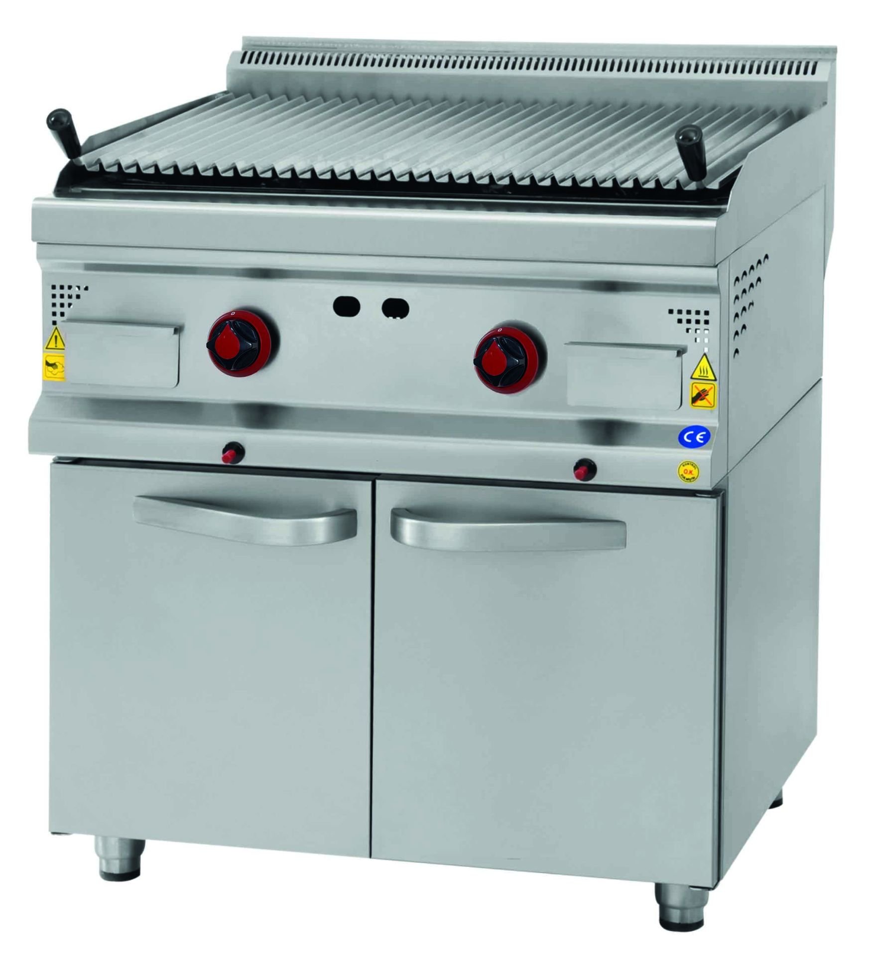 CSA İNOX - IZGARA SULU BALIK SIRTI DOLAPLI GAZLI 800*900*850 17,339 kW 20 mbar