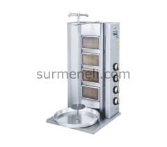 Görkem - 4 Radyanlı Döner Ocağı Gazlı Ce