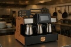 Remta RTK03 Türk Kahve Makinesi – 3 Cezveli Elektrikli Sanayi Tipi | 1600 W Güçlü Performans, Bol Köpüklü Kahve Deneyimi