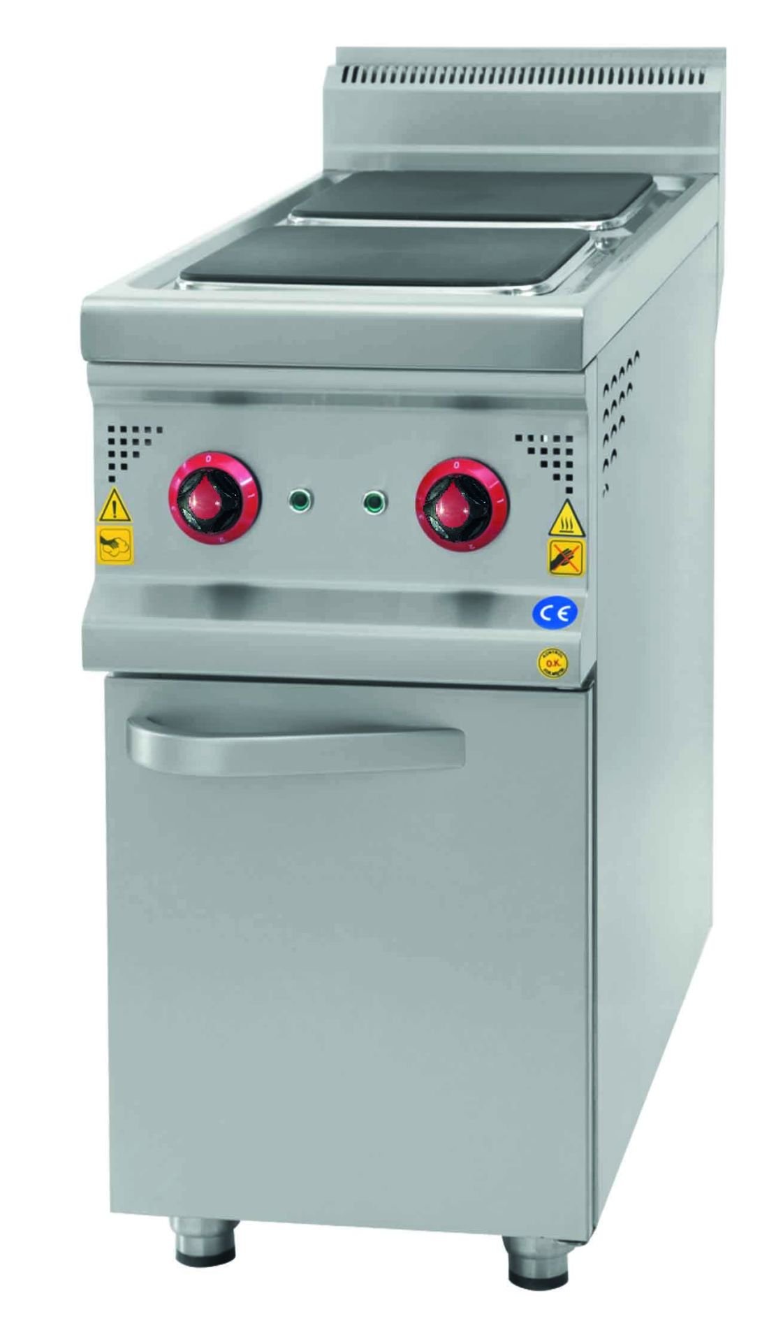 CSA İNOX - OCAK DOLAPLI ELEKTRIKLI 400*900*850 380V-3- 50Hz / 8 KW