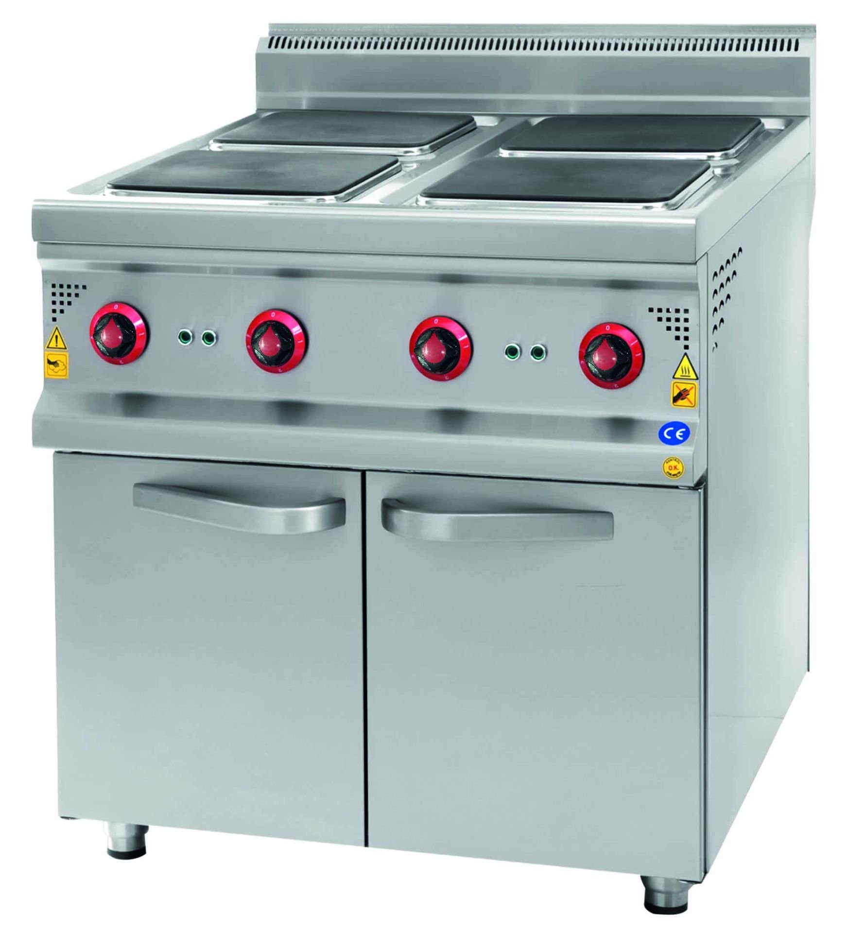 CSA İNOX - OCAK DOLAPLI ELEKTRIKLI 800*900*850 380V-3- 50Hz / 16 KW