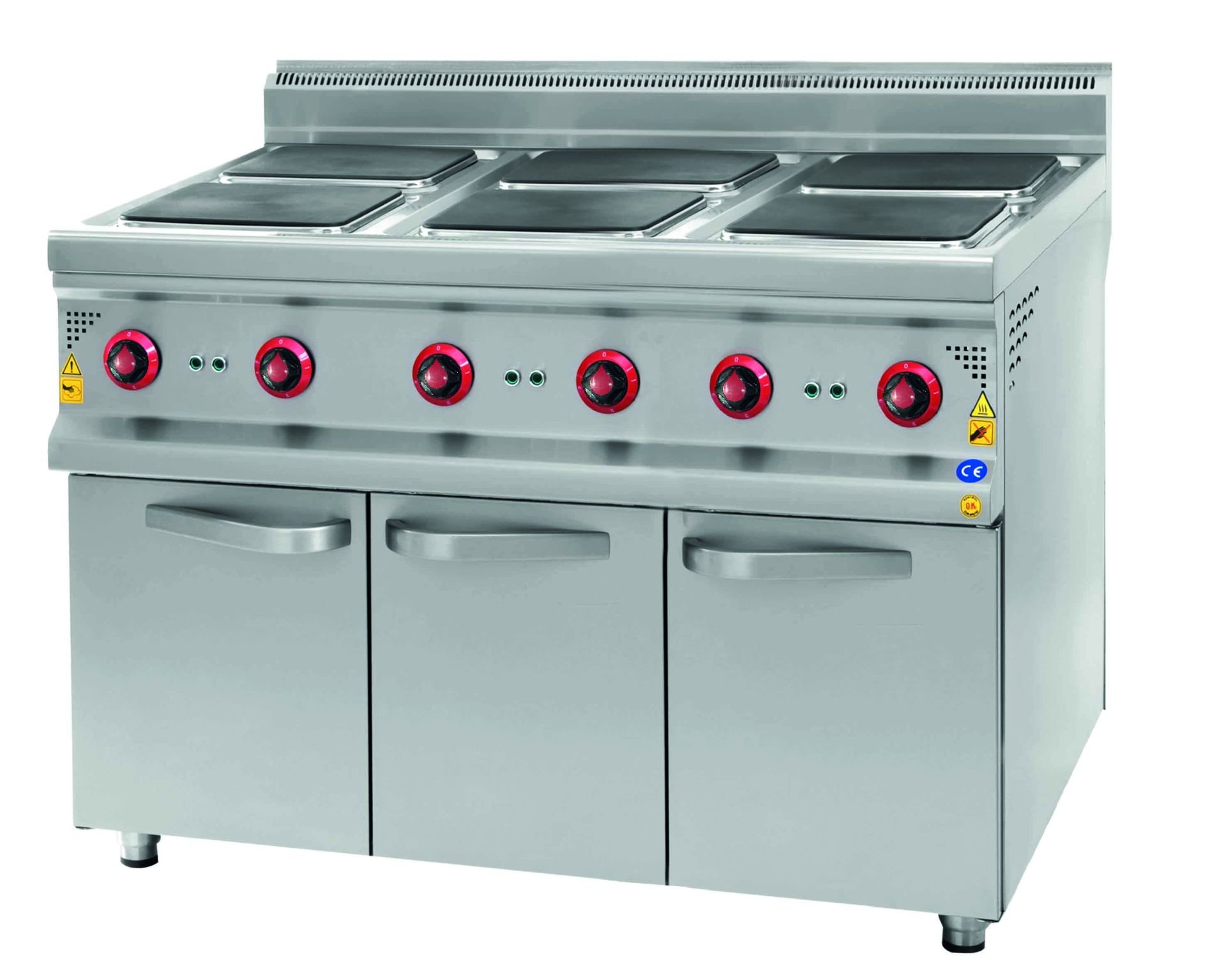 CSA İNOX - OCAK DOLAPLI ELEKTRIKLI 1200*900*850 380V-3- 50Hz / 24 KW