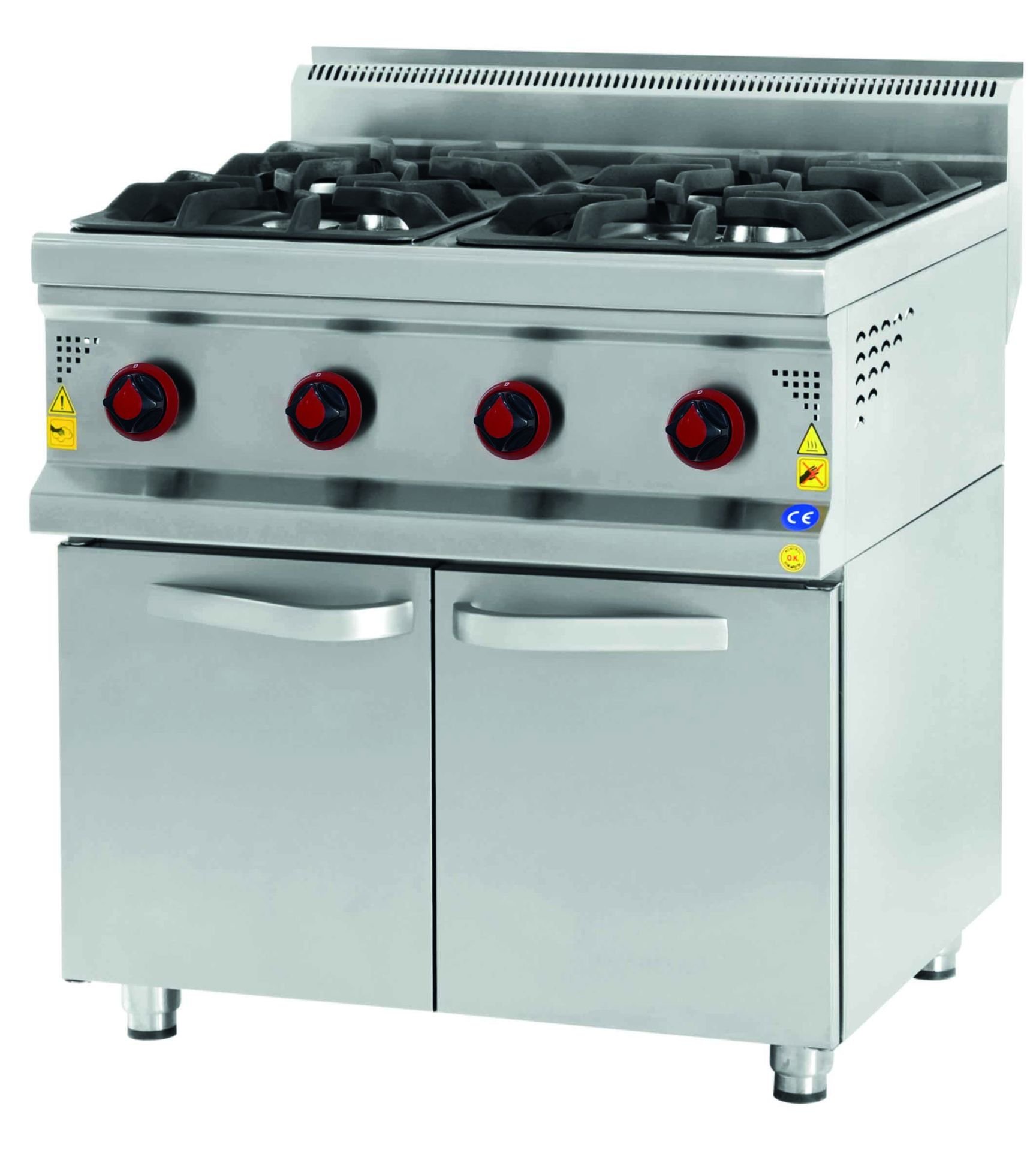 CSA İNOX - OCAK DOLAPLI GAZLI 800*900*850 34,679 kW 20 mbar