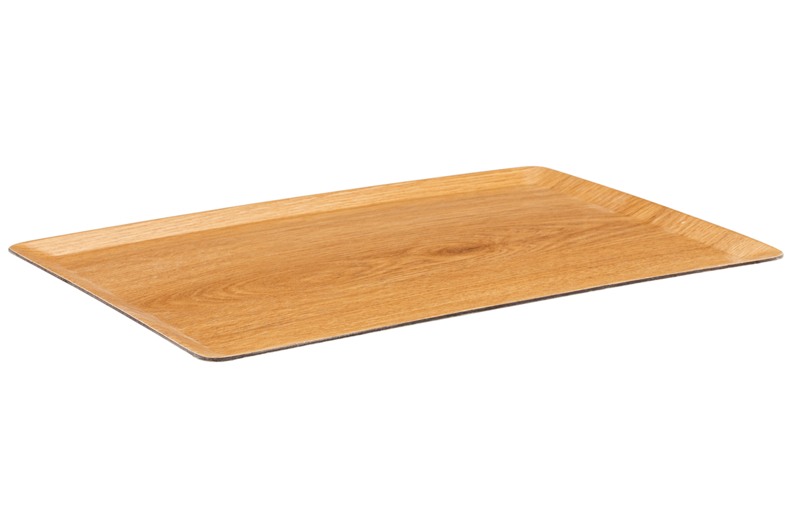 TRİA - FL3253SDM Flatline Kraft Tepsi (32x53 cm) Sade Akçaağaç Mat