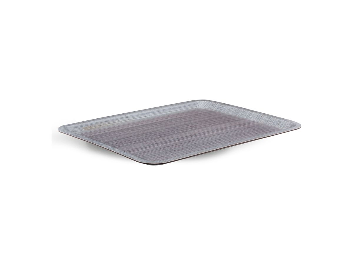 TRİA - FL3244SGM Flatline Kraft Tepsi (32x44 cm) Sade Uzay Gri Mat