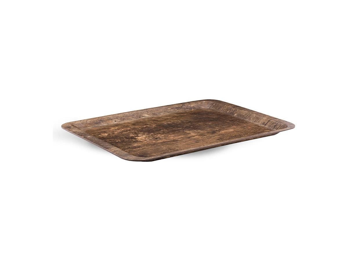 TRİA - FL3244KPM Flatline Kraft Tepsi (32x44 cm) Kaymaz Antik Çam Mat