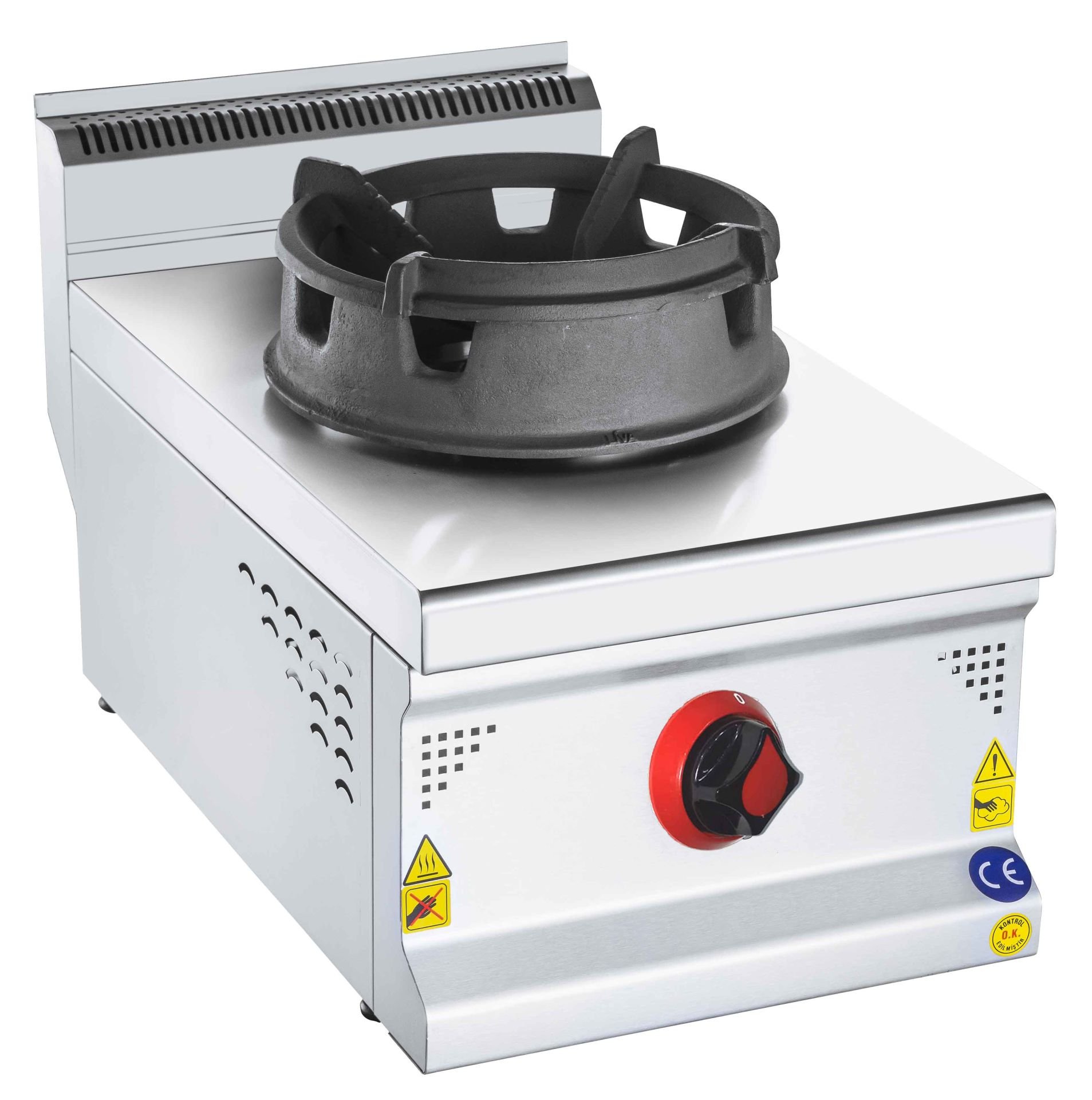 CSA İNOX - OCAK WOK SET USTU GAZLI - LPG 400*900*300 15,491 kW 30 mbar