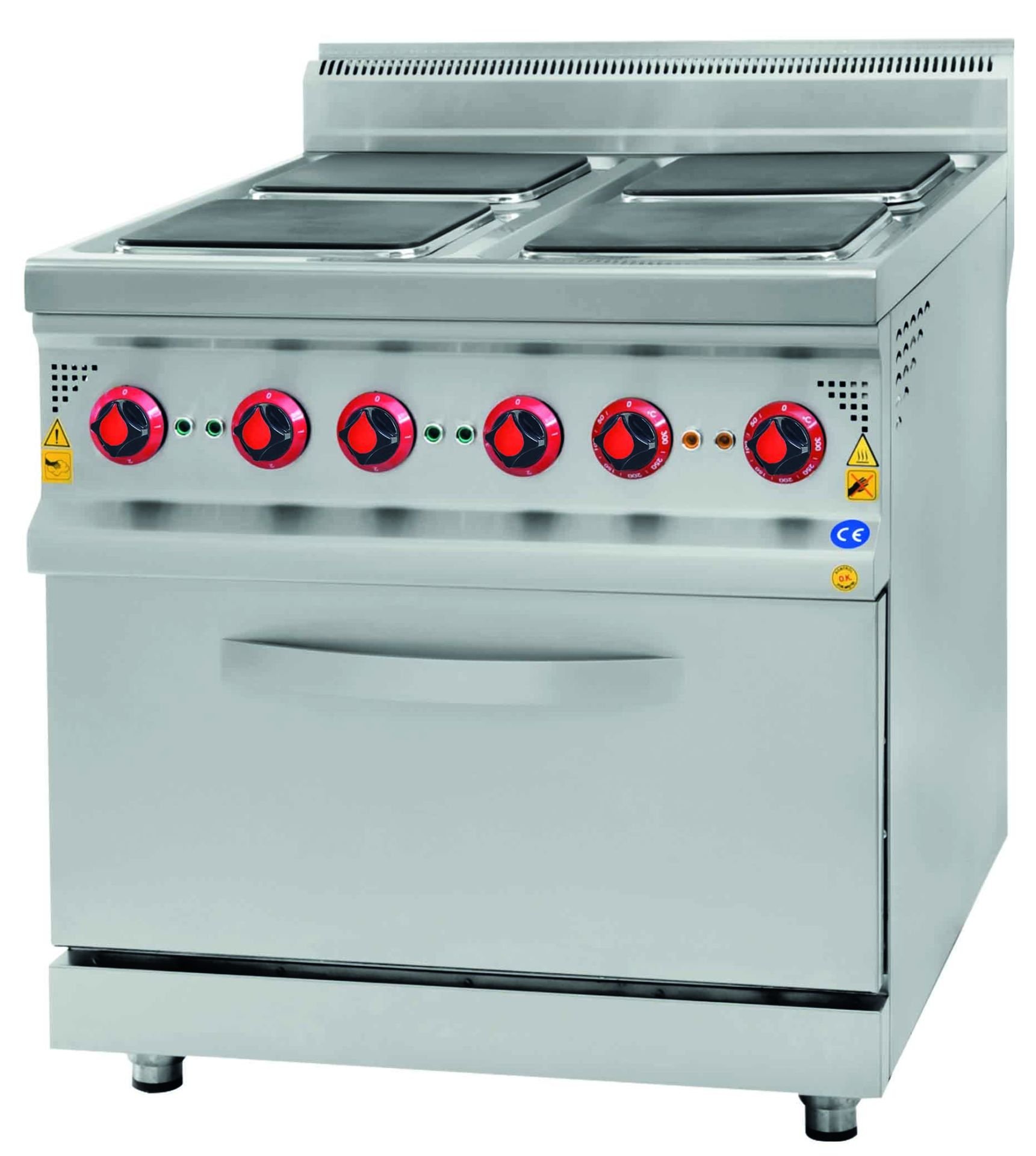 CSA İNOX - OCAK FIRINLI ELEKTRIKLI 800*900*850 380V-50Hz / 16 KW