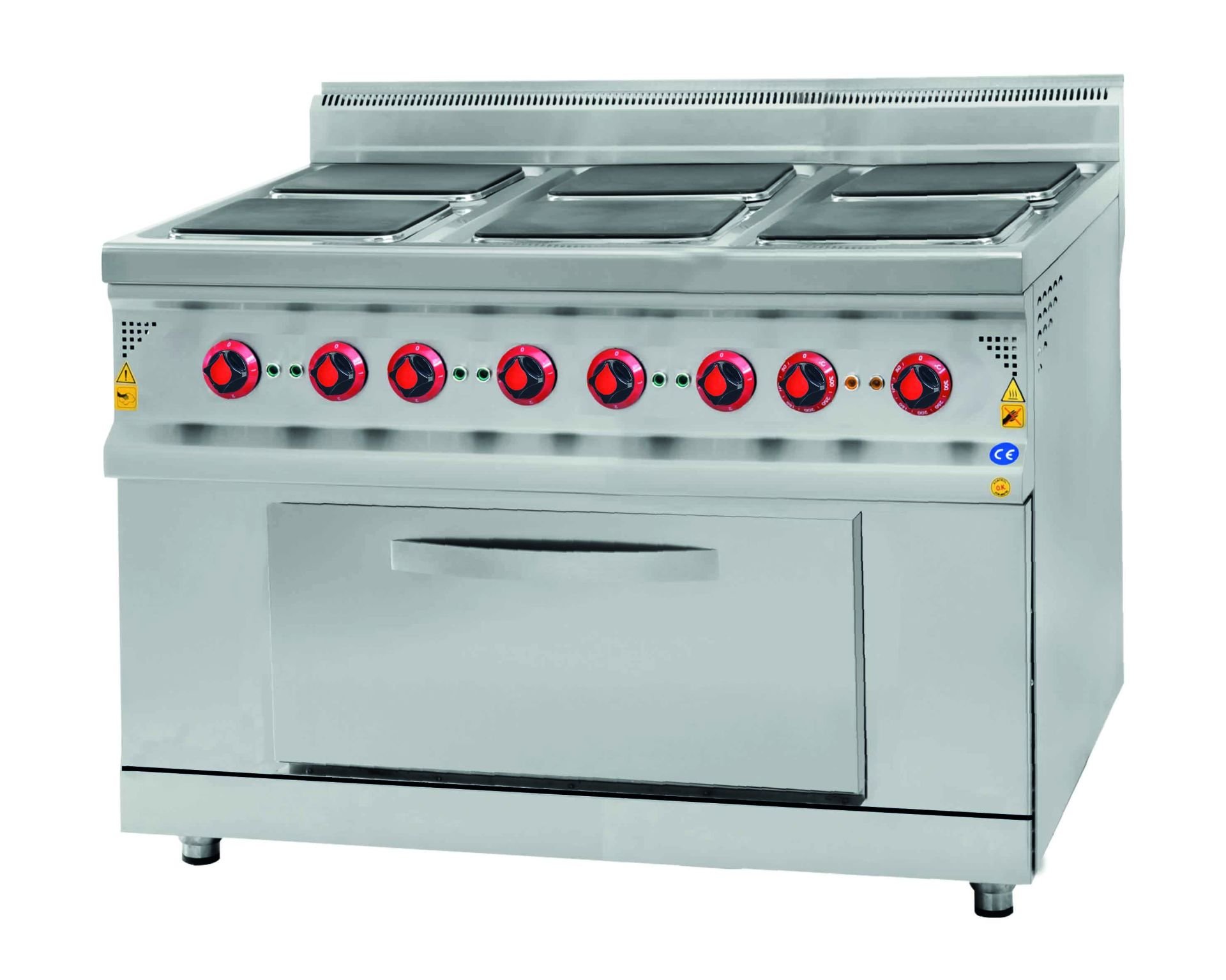 CSA İNOX - OCAK FIRINLI ELEKTRIKLI 1200*900*850 380V-50Hz / 24 KW