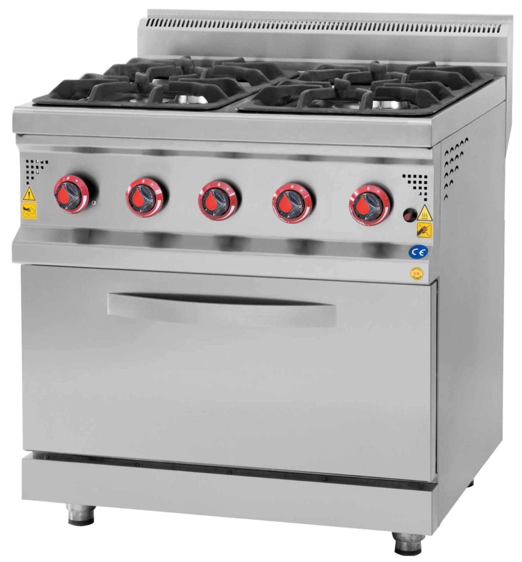 CSA İNOX - OCAK FIRINLI GAZLI 800*900*850 43,349 kW 20 mbar