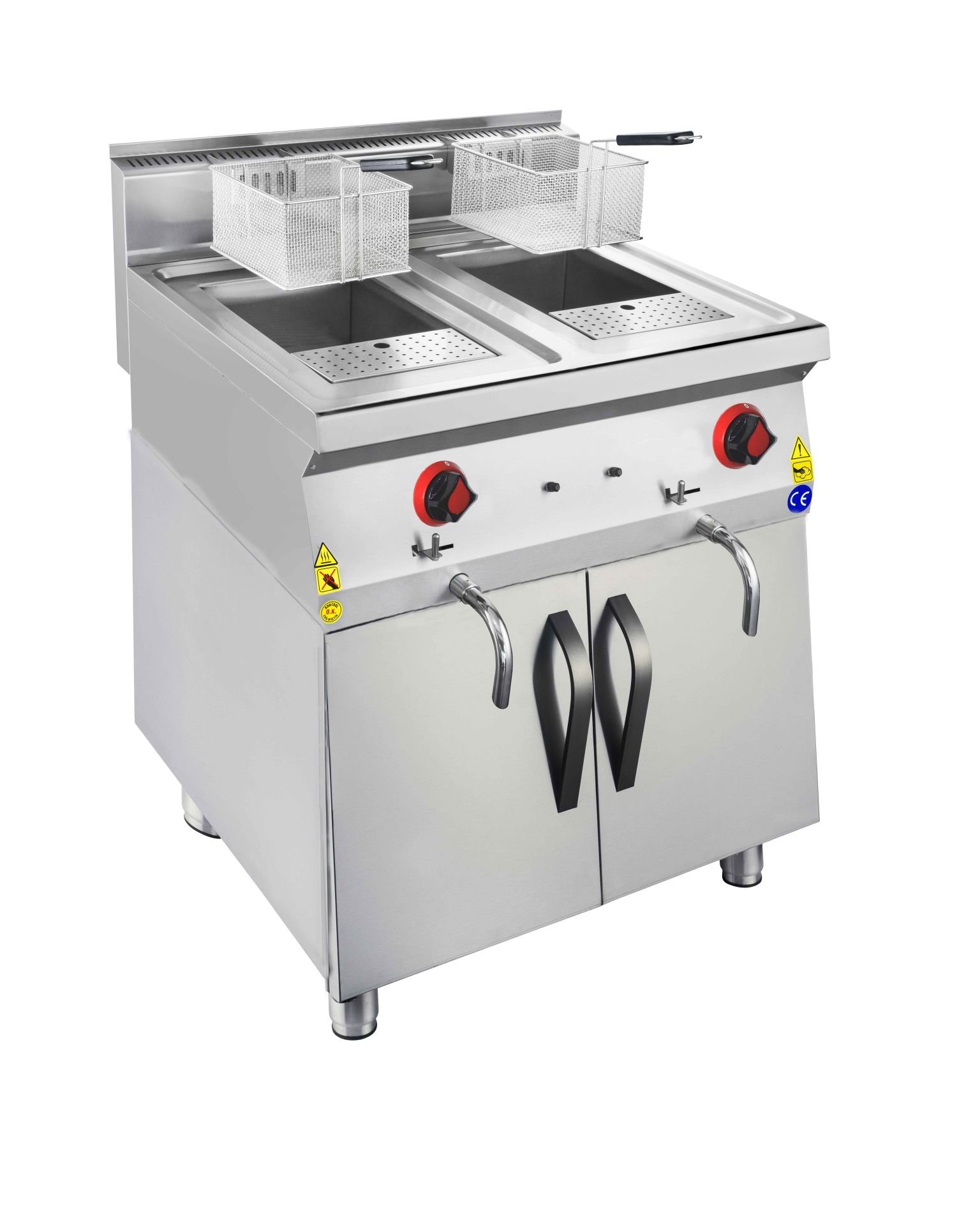 CSA İNOX - FRITOZ EDGE SERI DOLAPLI GAZLI - LPG 800*900*850 22,385 kW 30 mbar