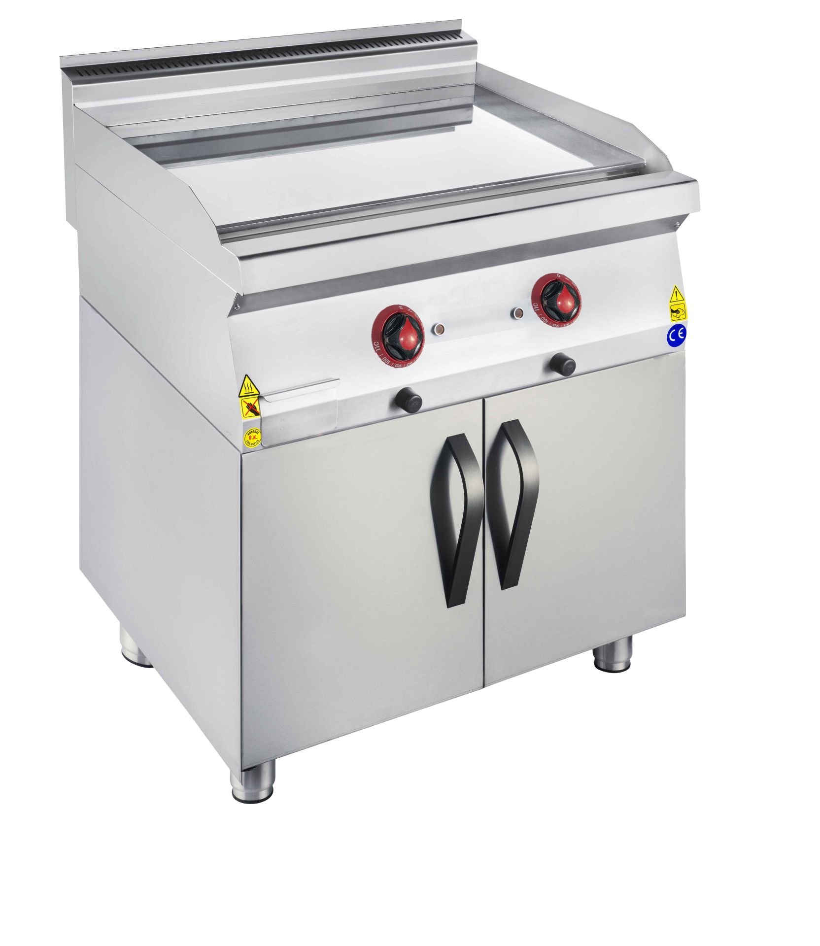 CSA İNOX - IZGARA EDGE DUZ PLEYT DOLAPLI ELEKTRIKLI 800*900*850 380V-3- 50Hz / 15KW