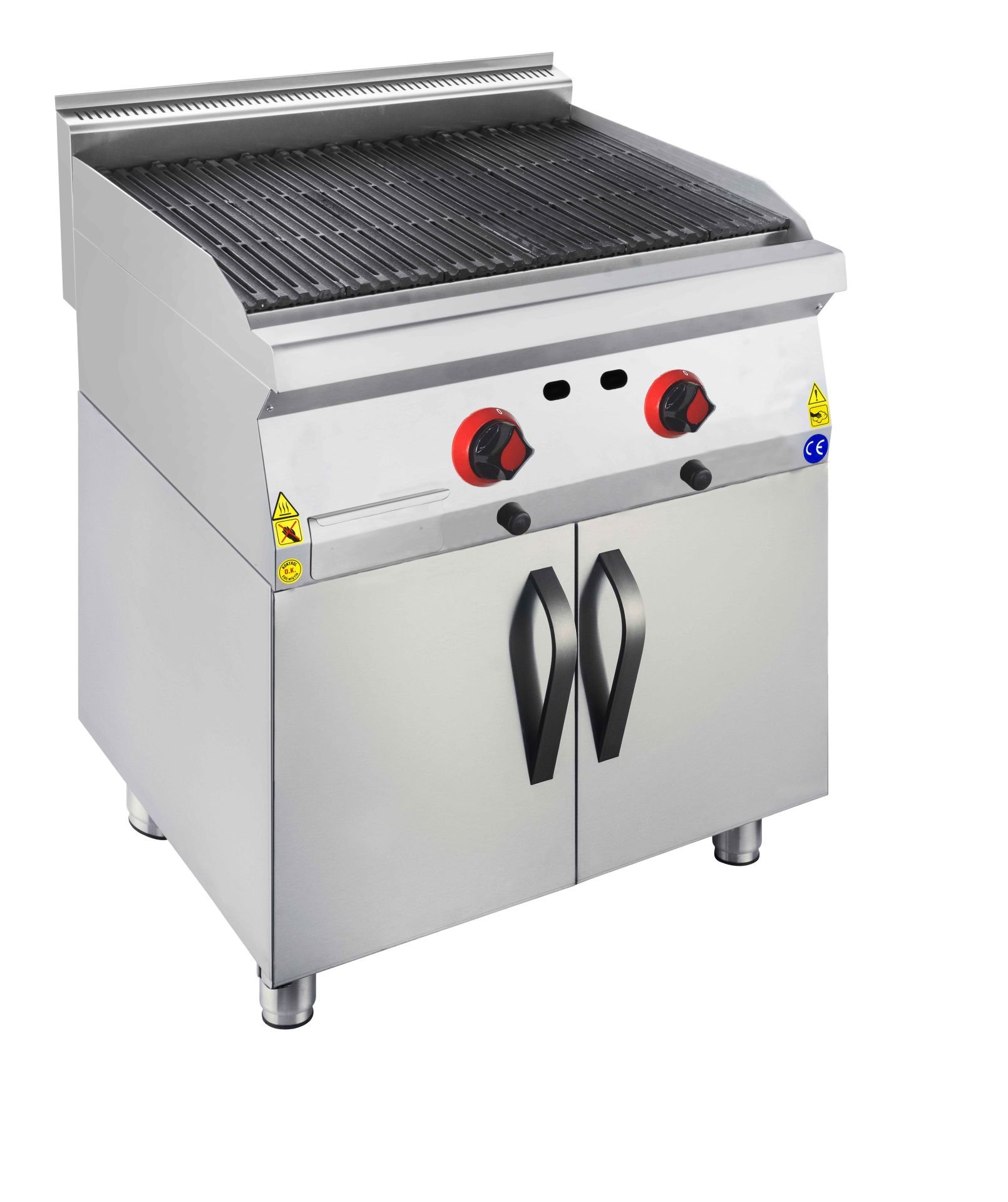 CSA İNOX - IZGARA EDGE LAVATAS DOKUM DOLAPLI GAZLI 800*900*850 17,339 kW 20 mbar