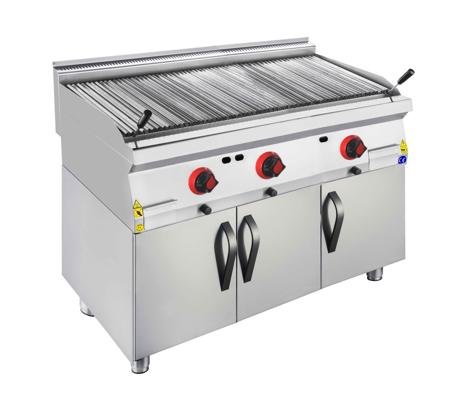 CSA İNOX - IZGARA EDGE LAVATAS BALIK SIRTI DOLAPLI GAZLI 1200*900*850 26,009 kW 20 mbar