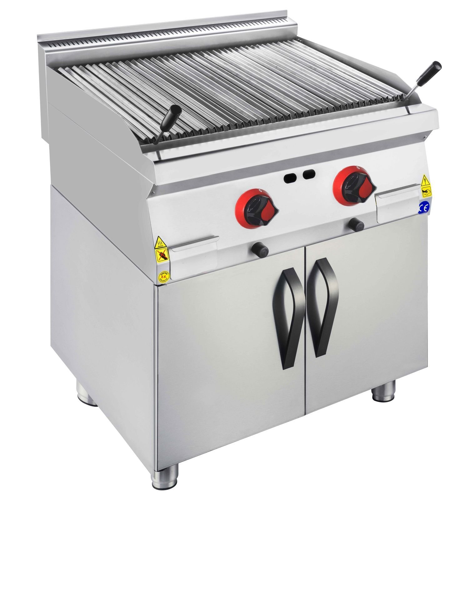 CSA İNOX - IZGARA EDGE SULU BALIK SIRTI DOLAPLI GAZLI 800*900*850 17,339 kW 20 mbar