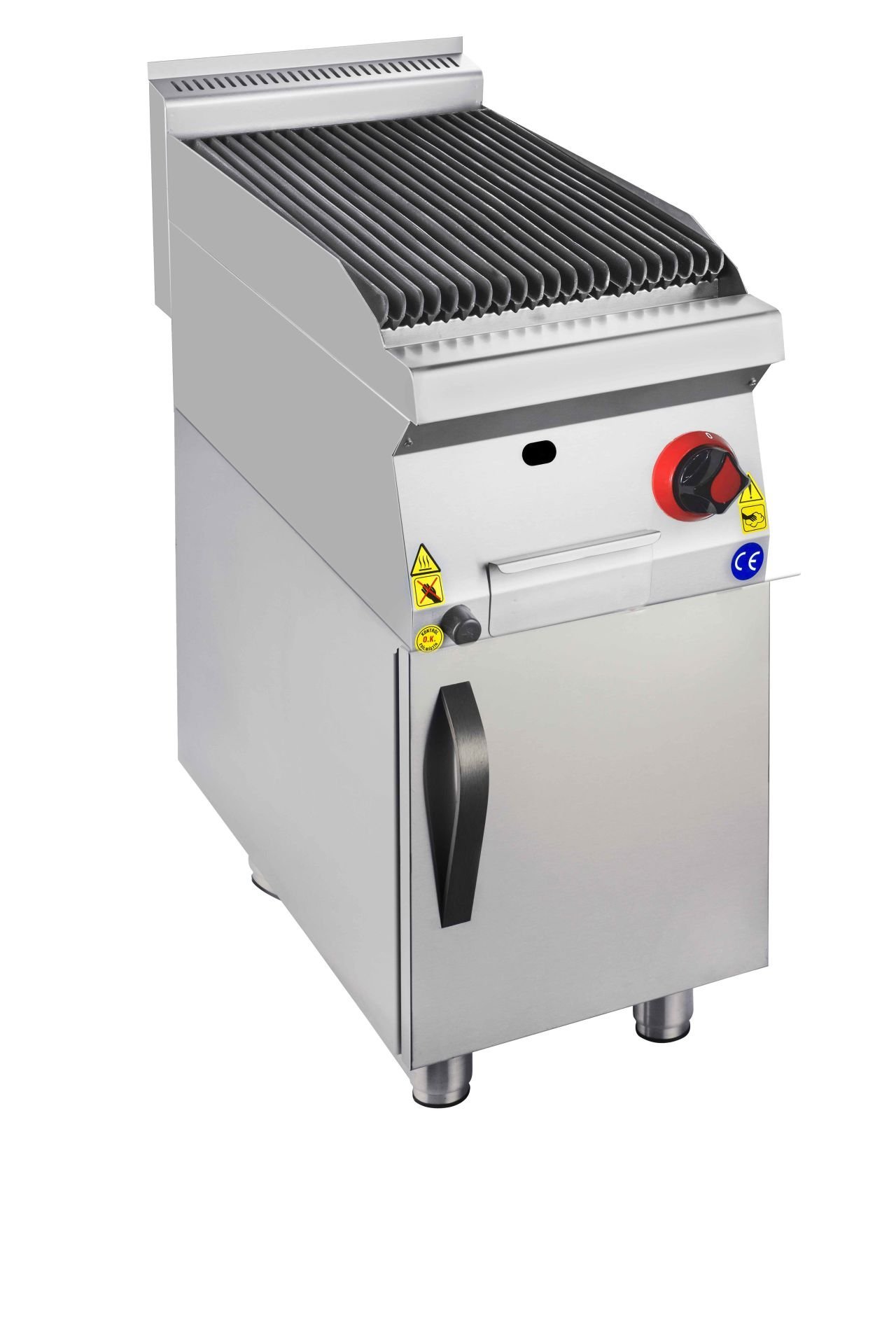 CSA İNOX - IZGARA EDGE SULU DOKUM DOLAPLI GAZLI - LPG 400*900*850 7,591 kW 30 mbar