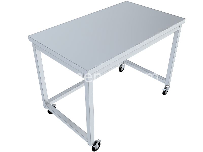 Hareketli Çalışma Tezgahları 60'lık 304 KALİTE PASLANMAZ