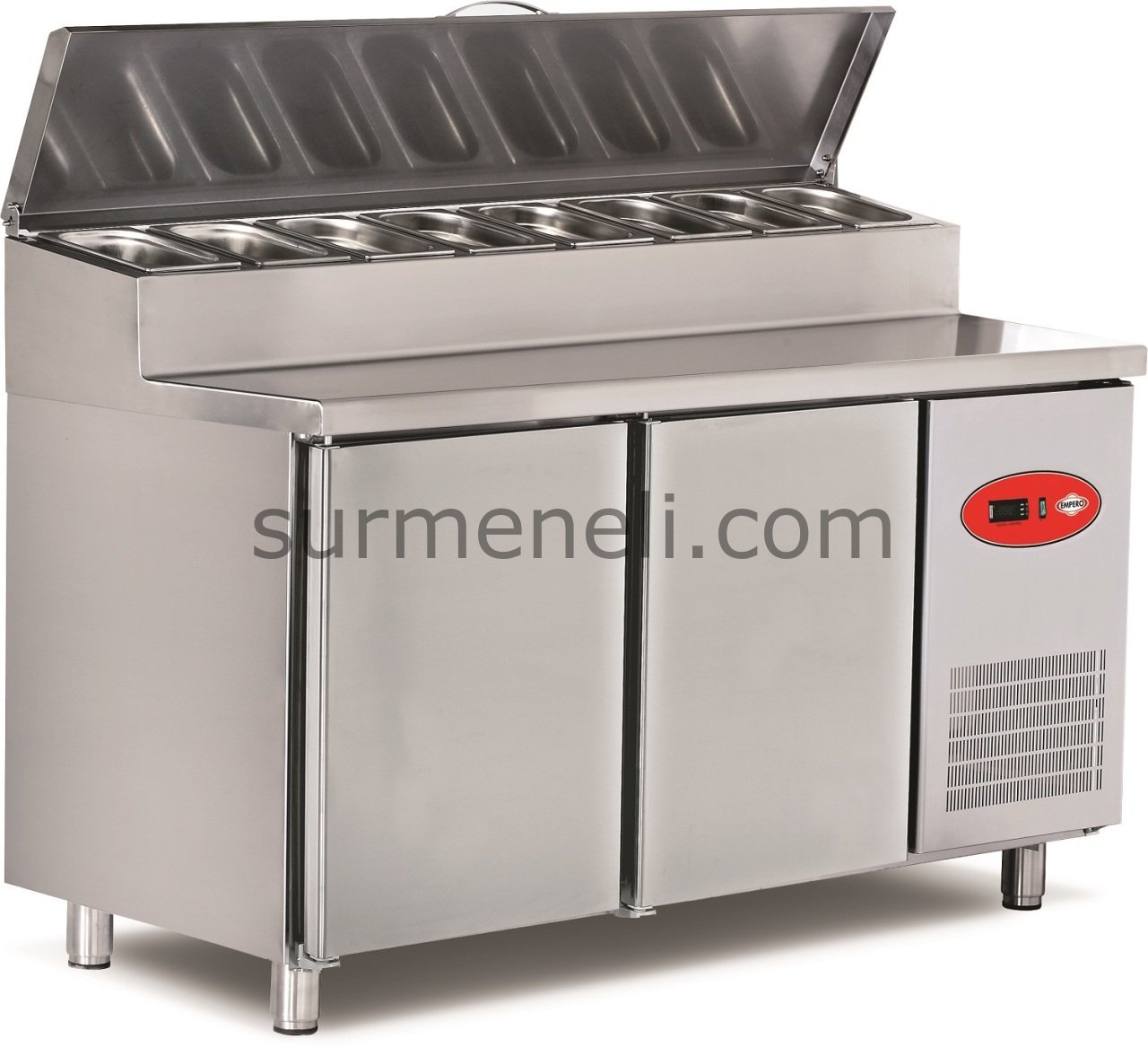 Empero - Pizza Ve Salata Hazırlık Buzdolabı 2 Kapılı 150X70X85 300 lt.