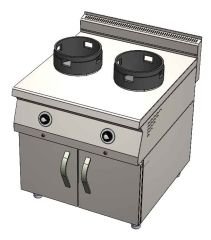CSA İNOX - OCAK EDGE WOK DOLAPLI GAZLI 800*900*850 32,243 kW 20 mbar