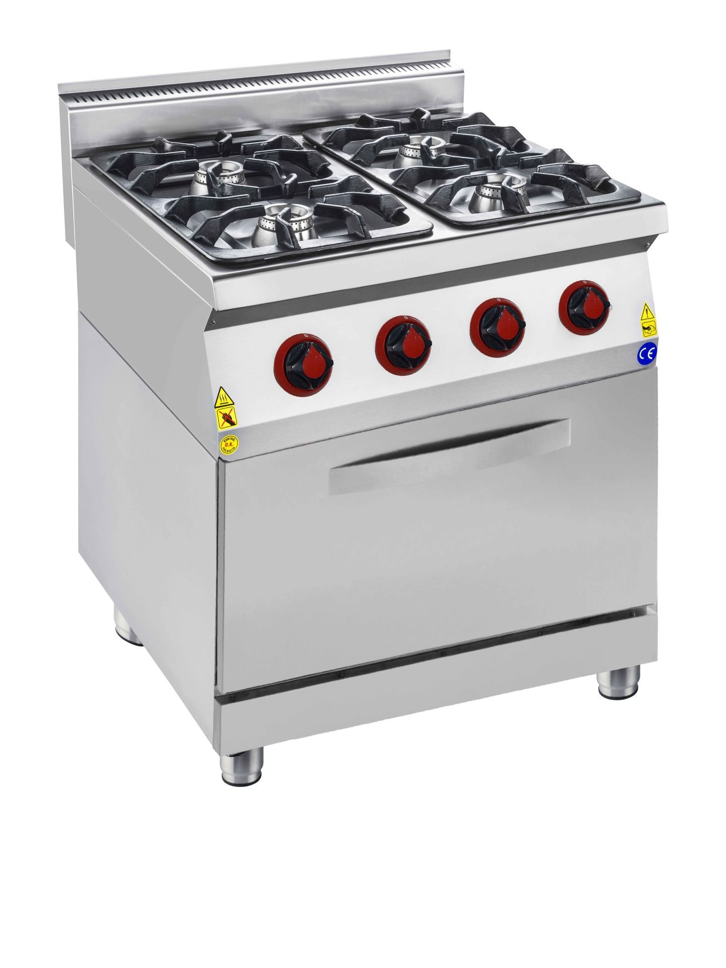 CSA İNOX - OCAK EDGE FIRINLI GAZLI 800*900*850 80,607 kW 20 mbar
