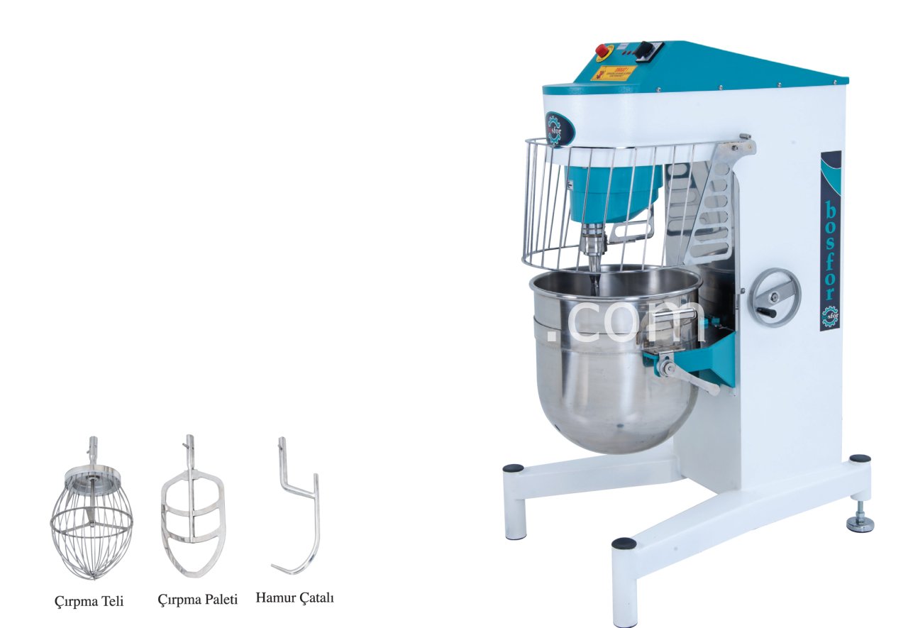 BOSFOR Planet Mikser 30 lt. 3 Devirli Trifaze