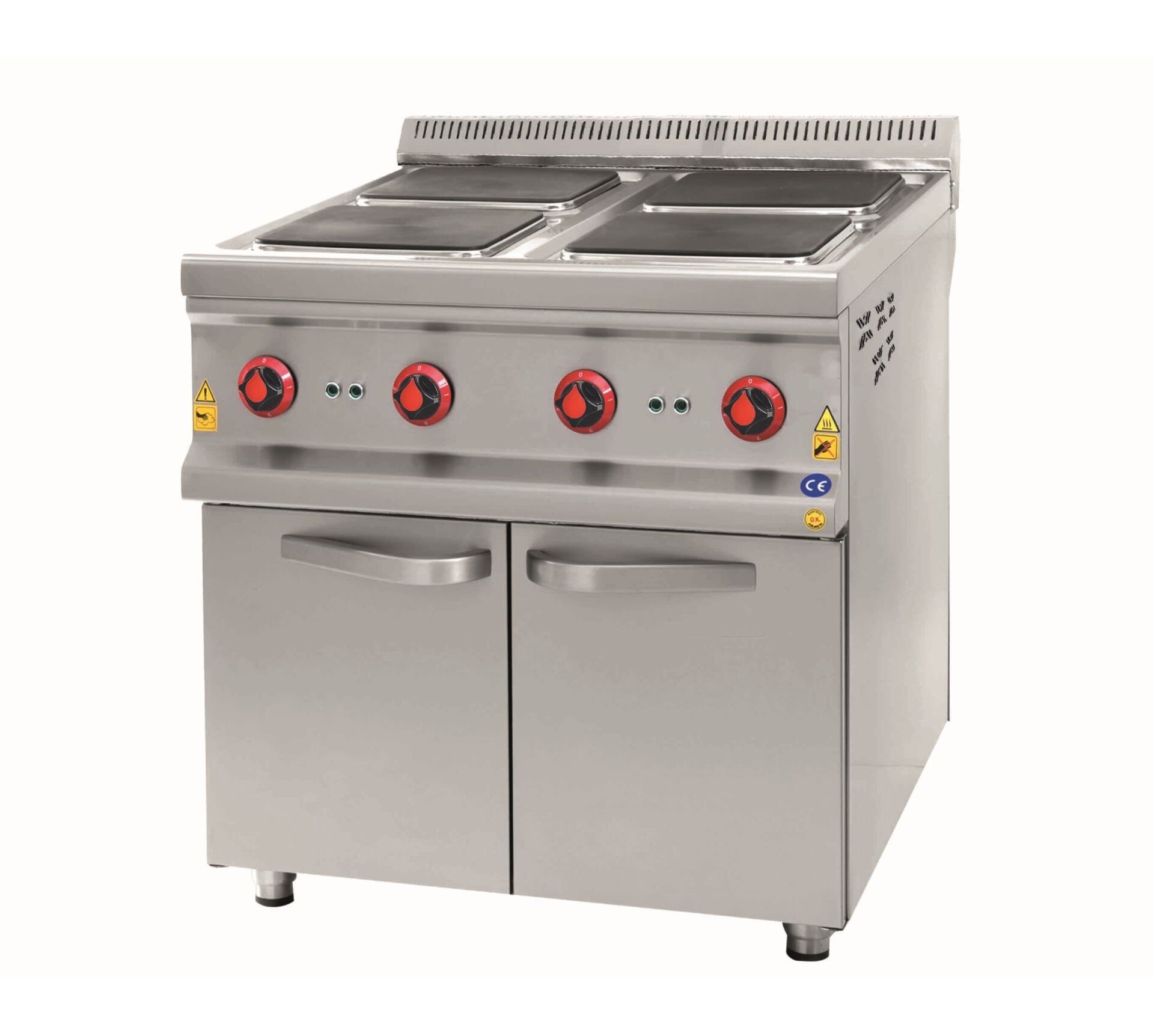 CSA İNOX - KUZINE DOLAPLI ELEKTRIKLI 800*800*850 380V 50Hz / 10 kW