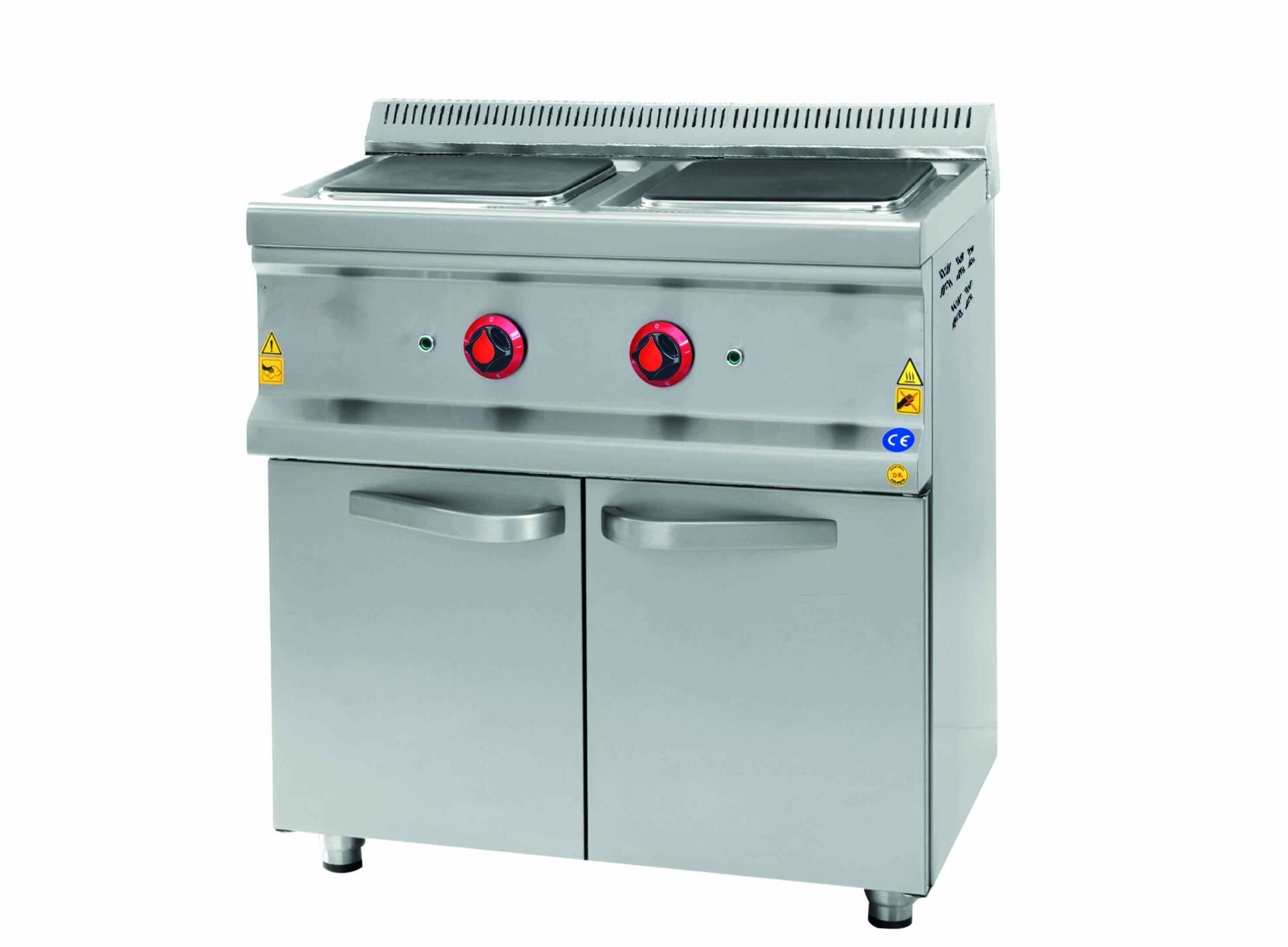 CSA İNOX - KUZINE DOLAPLI ELEKTRIKLI 1000*600*850 380V 50Hz / 8 kW