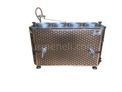 Serve Çayland Çay Kazanı Otomatik Bakır Elektrikli 4 Demlikli ( İçi Krom )