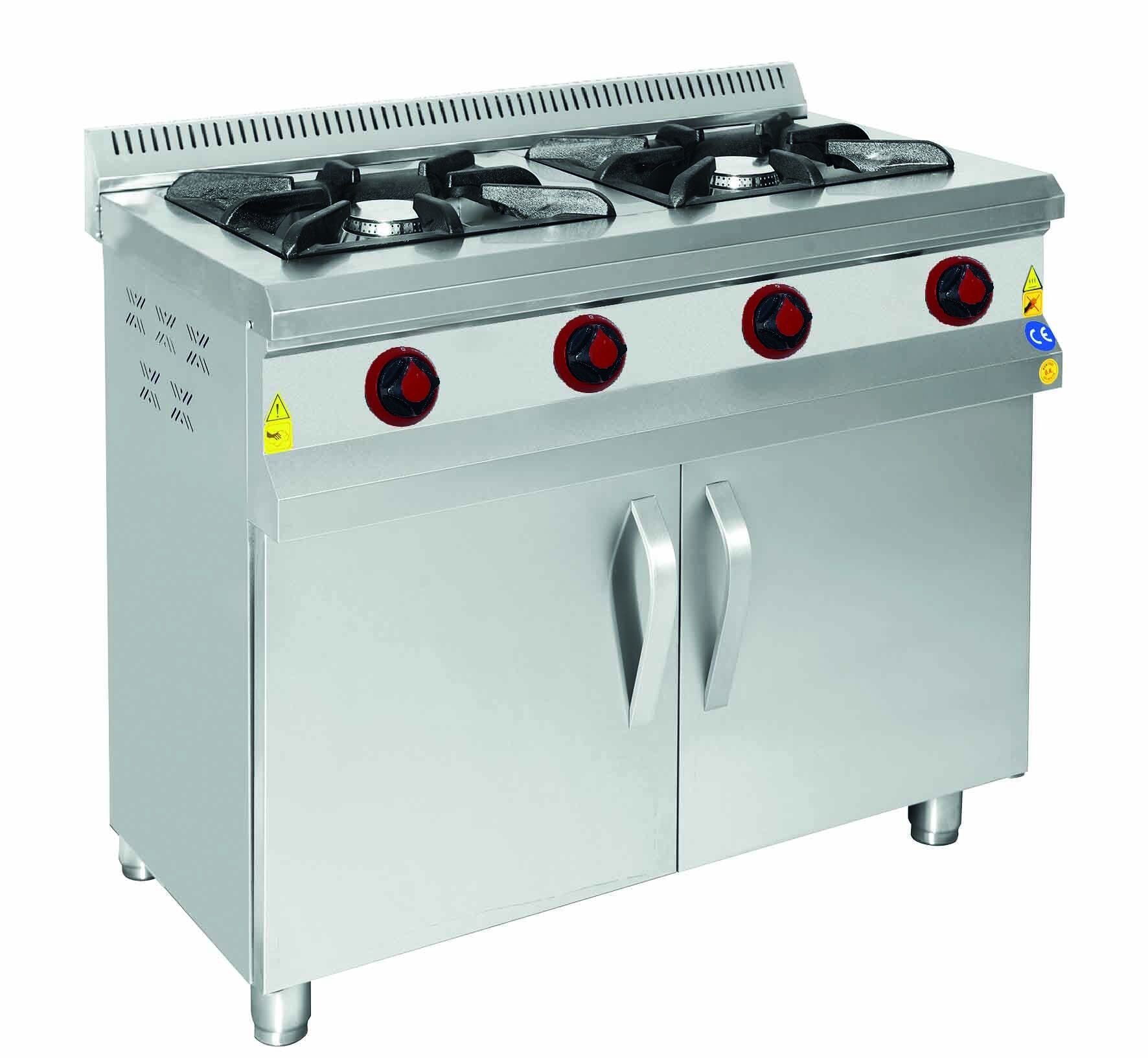 CSA İNOX - KUZINE DOLAPLI GAZLI 1000*600*850 14,330 kW 20 mbar