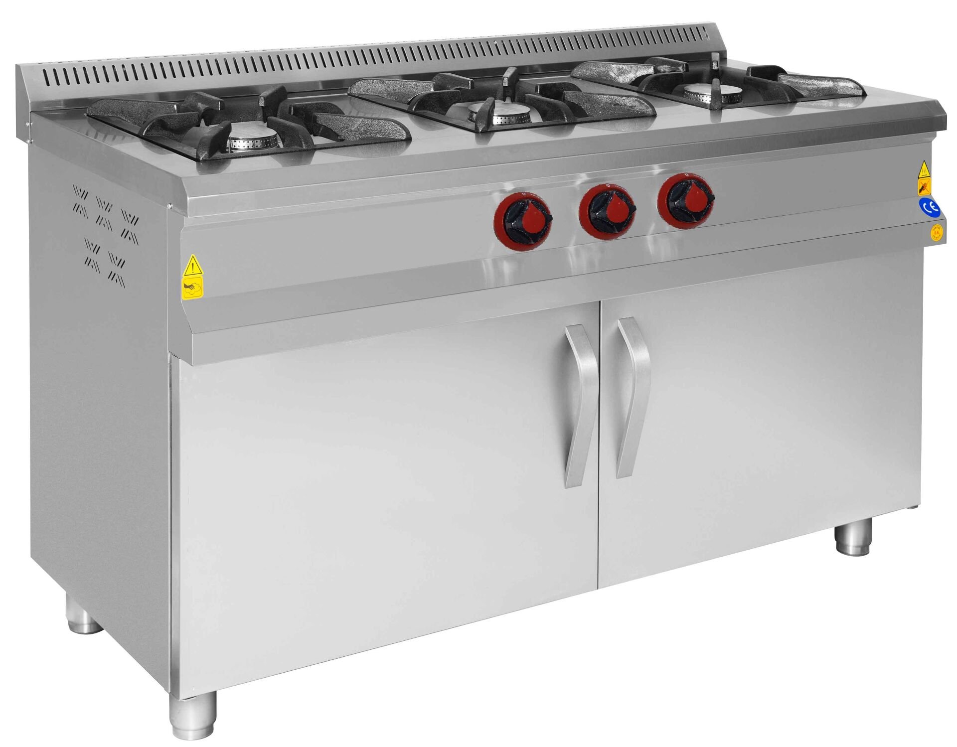 CSA İNOX - KUZINE DOLAPLI GAZLI 1400*600*850 21,495 kW 20 mbar