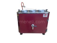 Serve Çayland Çay Kazanı Otomatik Statik Boyalı Elektrikli 3 Demlikli ( İçi Krom )