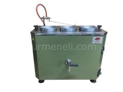 Serve Çayland Çay Kazanı Otomatik Statik Boyalı Elektrikli 3 Demlikli ( İçi Krom )