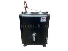 Serve Çayland Çay Kazanı Otomatik Statik Boyalı Elektrikli 2 Demlikli ( İçi Krom )