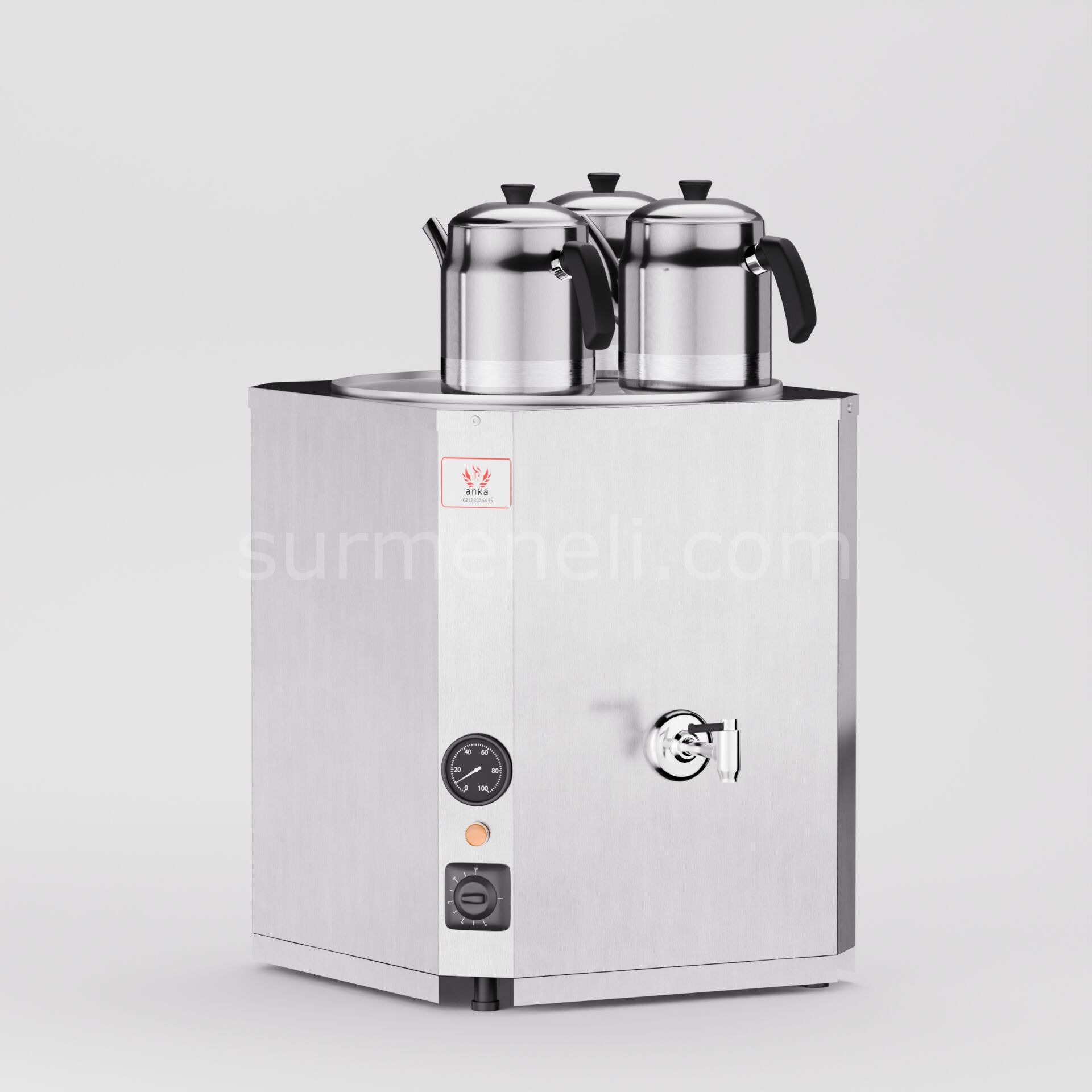 Anka İnoks Yeni Nesil Jumbo Çay Makinesi / Kompakt Tasarım, İhtiyaca Odaklı Yapı (İYNC3)