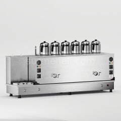 Anka İnoks Turbo Hibrit Çay Makinesi / Profesyonel Kullanım, Çift Enerji Esnekliği (İTFO6)