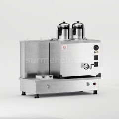 Anka İnoks Turbo Hibrit Çay Makinesi / Profesyonel Kullanım, Çift Enerji Esnekliği (İTFO2)