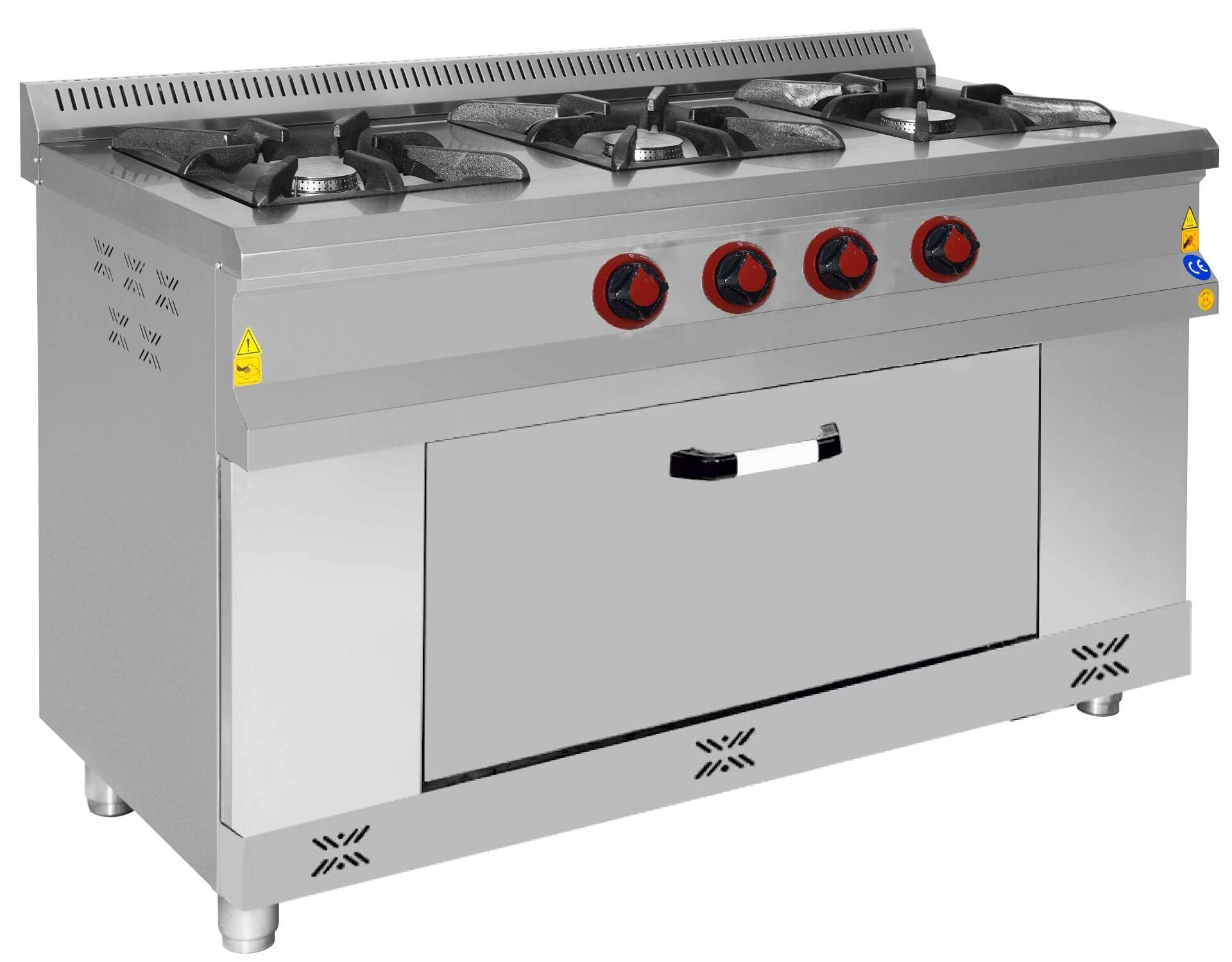 CSA İNOX - KUZINE FIRINLI GAZLI 1400*600*850 28,660 kW 20 mbar