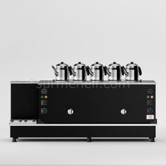 Anka Black Turbo Hibrit Çay Makinesi / Profesyonel Kullanım, Çift Enerji Esnekliği (STFO5)