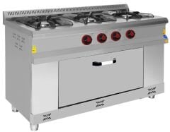 CSA İNOX - KUZINE FIRINLI GAZLI - LPG 1400*600*850 28,232 kW 30 mbar
