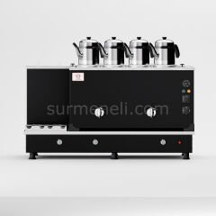 Anka Black Turbo Hibrit Çay Makinesi / Profesyonel Kullanım, Çift Enerji Esnekliği (STFO4)