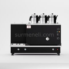 Anka Black Turbo Hibrit Çay Makinesi / Profesyonel Kullanım, Çift Enerji Esnekliği (STFO3)