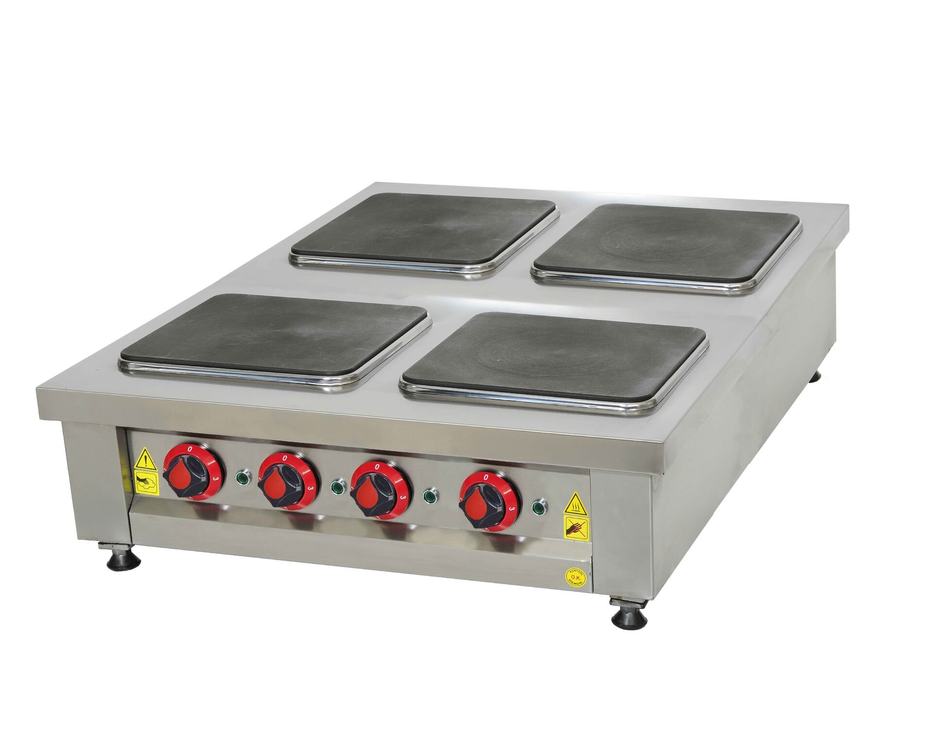 KRCS.SOE.1010 CSA İNOX - OCAK SET USTU ELEKTRIKLI 1000*1000*250