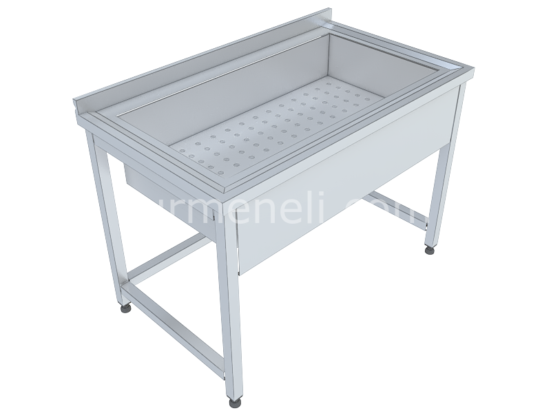 Sebze Yıkama Tezgahı 70'lik 304 KALİTE PASLANMAZ
