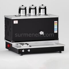 Anka Black Pro Plus Smart S6 Çay Makinesi / Hibrit Enerji, Dijital Zaman Programlı Kontrol (BPPO-S3)