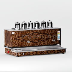 Anka Bakır Pro Plus Smart S6 Çay Makinesi / Hibrit Enerji, Dijital Zaman Programlı Kontrol (APPO-S6)