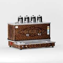 Anka Bakır Pro Plus Smart S6 Çay Makinesi / Hibrit Enerji, Dijital Zaman Programlı Kontrol (APPO-S4)